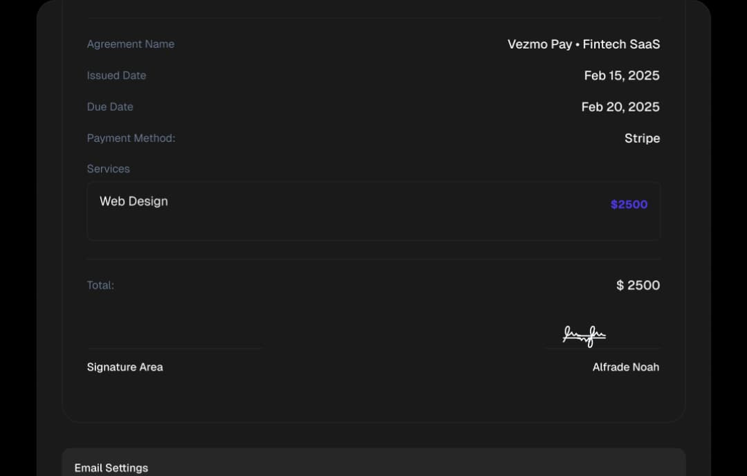 Secure E-Signature Workflow